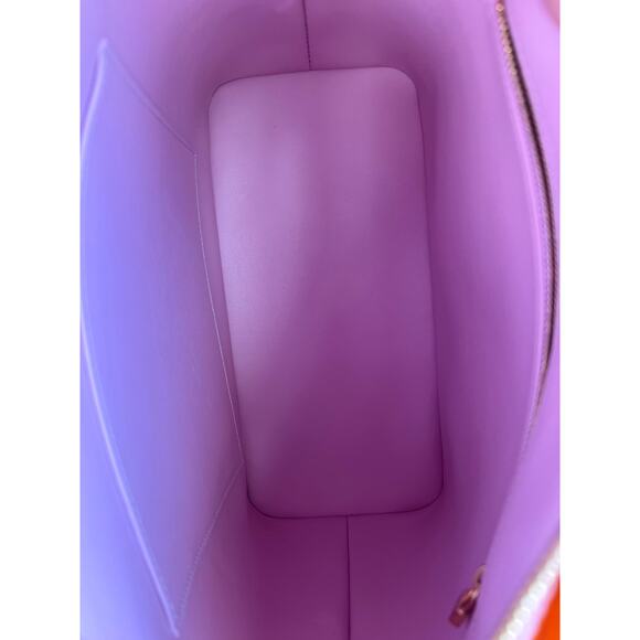 Louis Vuitton Houston Vernis Yellow Sunset Metallic Tote Handbag FREE Labubu - Picture 12 of 14